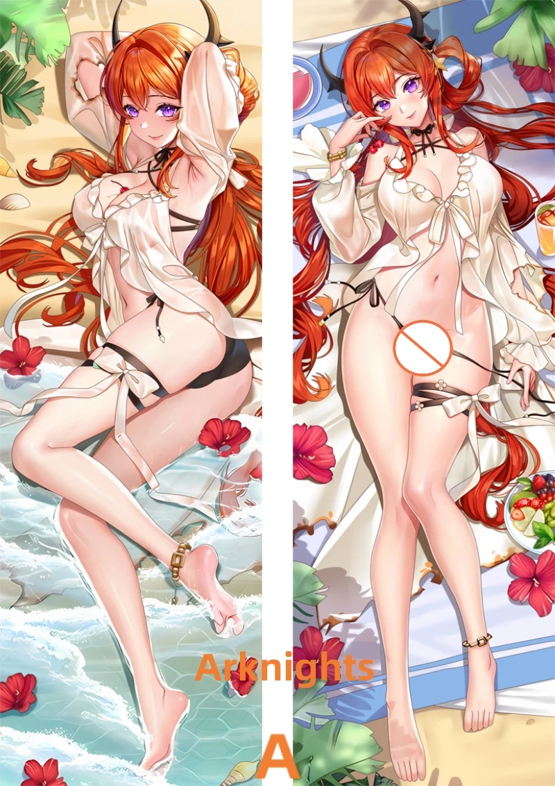 

Dakimakura Anime Pillow Case Arknights Double-sided Print Of Life-size Body Pillowcase Can be Customized