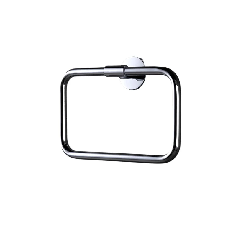 All copper towel ring bathroom wall hanging hotel bathroom towel bar