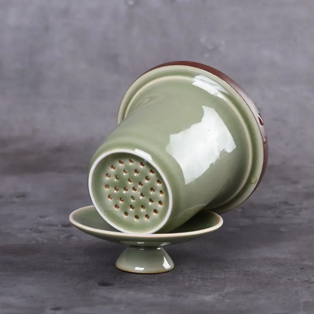 

Кофейная кружка, чайная чашка 9 унций, чашка с крышкой и фильтром для заварки, подходит для микроволновой печи и посудомоечной машины, фарфоровая посуда для напитков, керамика с гравировкой рыбы