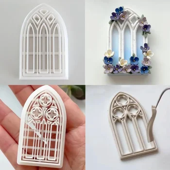 Gothic Window Clay Cutter Set 1