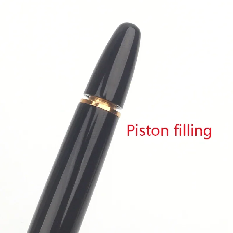 Luxury Classic Msk-149 Piston Filling Fountain Pen MB 4810 M Nib Black Resin Writing Ink Pens with Serial Number Gift Box Set