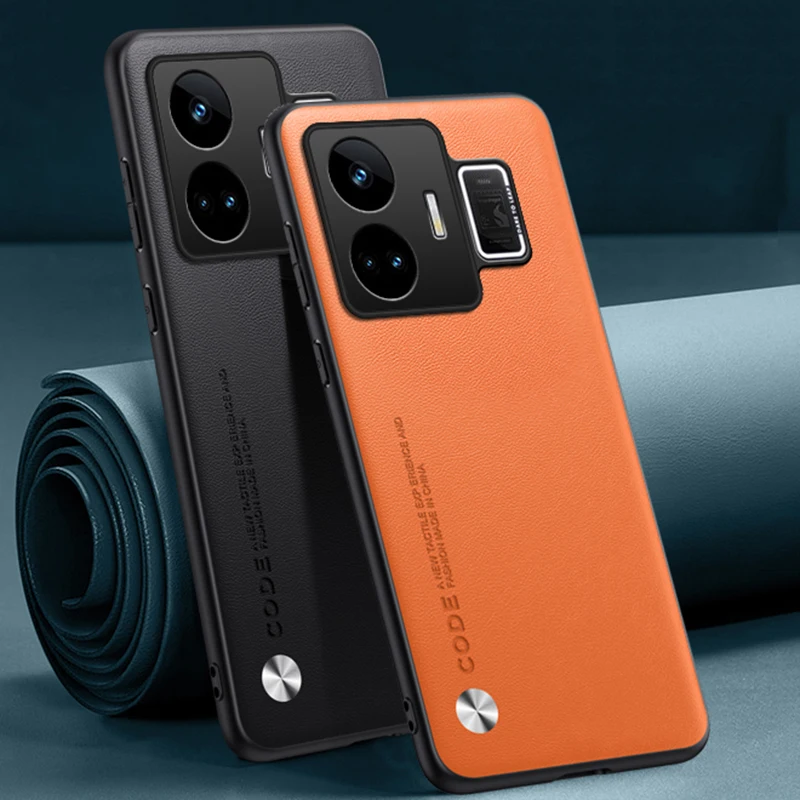 Luxury PU Leather Matte Silicone Full Protection Phone Case