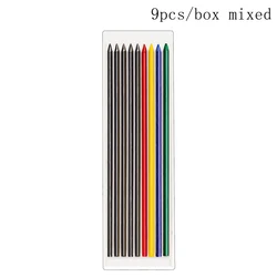 Vibrant Metal Carpenter Mechanical Pencil with Built - in Sharpener and 2B Lead Core (1pc mixed lead)