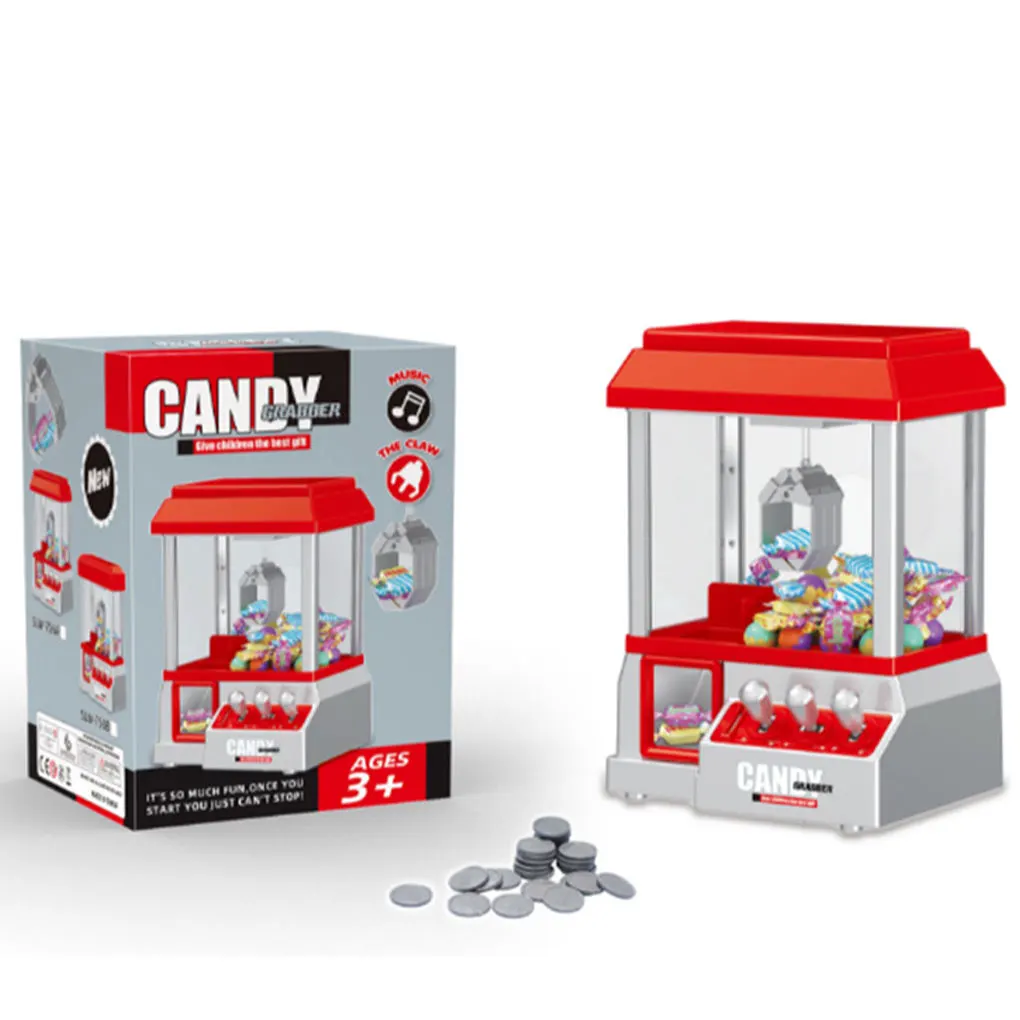 Non-toxic Claw Machine With 24 Toys Gaming Experience Easily At Home Made Of Safe And Materials As shown 2