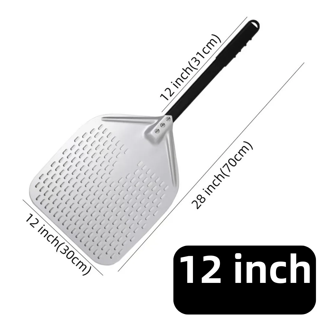 Enhanced Pizza Oven Shovel and Paddle Set - Hard Anodized Baking Tool Collection