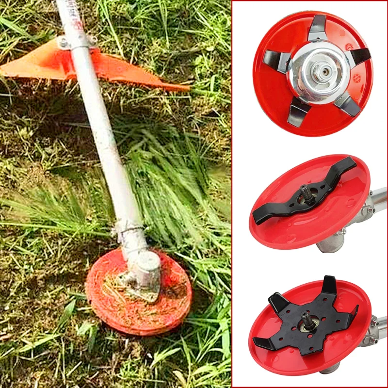 Dual-use Weeder Plate Blades Lawn Mower Grass Eater Trimmers Head Brush Cutter Tool grass trimmer head grass trimmer lawn mower trimmer blade aluminum trimmer head brush cutter accessories grass trimmer blade mower accessories