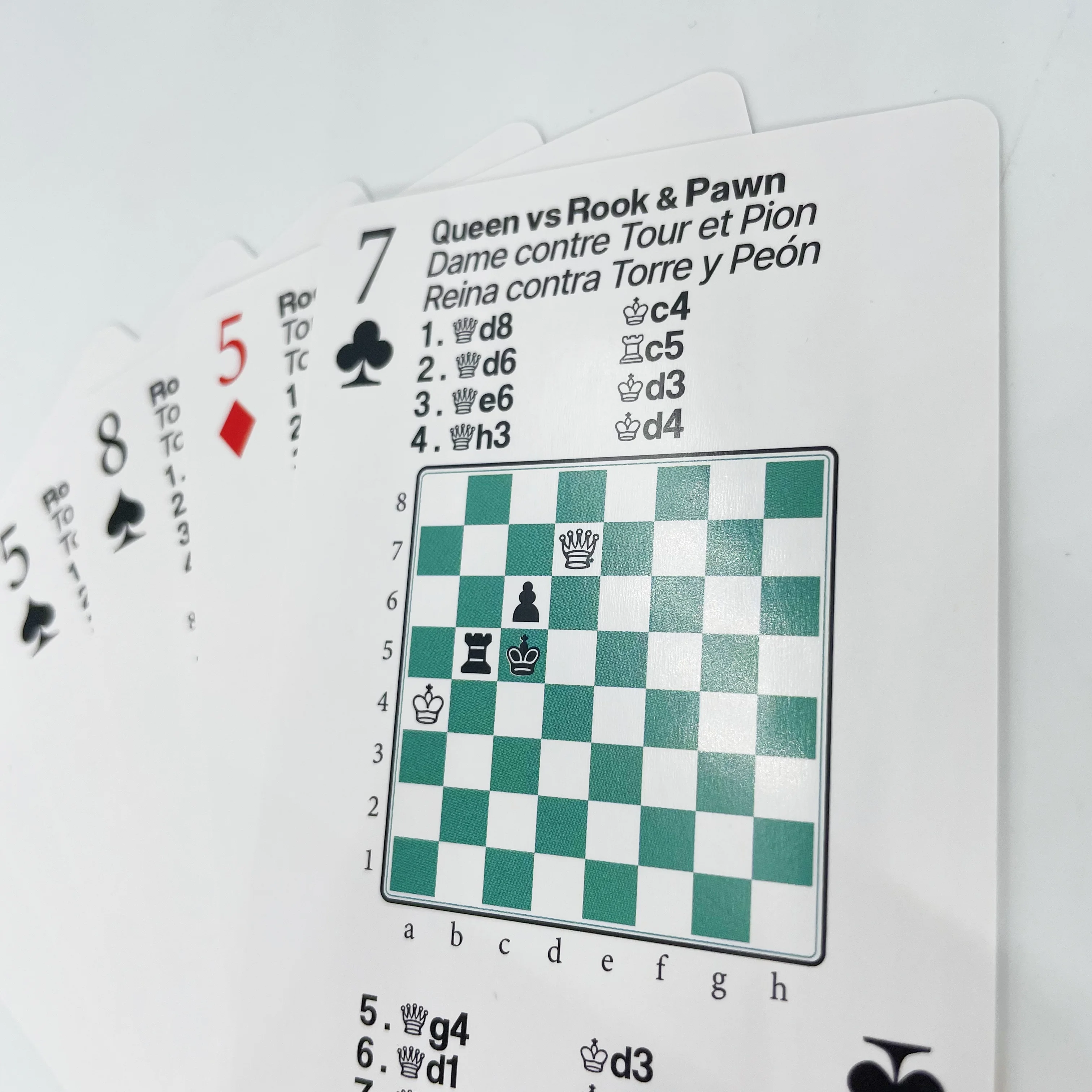 Benoni Chess Endgame Cards (rook) &ndash; Master Chess Skills, Checkmate Tactics, Ideal Gift for Enthusiasts