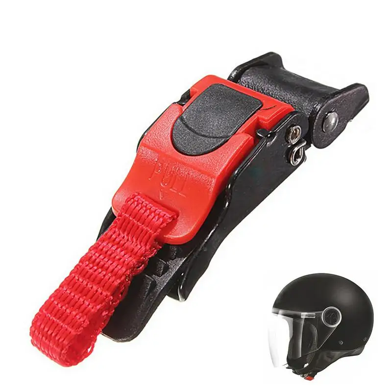 

Motorcycle Helmet Buckle Plastic Motorcycle Helmet Speed Clip Quick Release Chin Strap Button Pull Buckle Bike Helmet Chin Strap