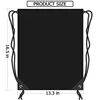 Drawstring Backpack Bulk String Backpack Drawstring Bags Cinch Bag Sackpack for Men Women Gym 6