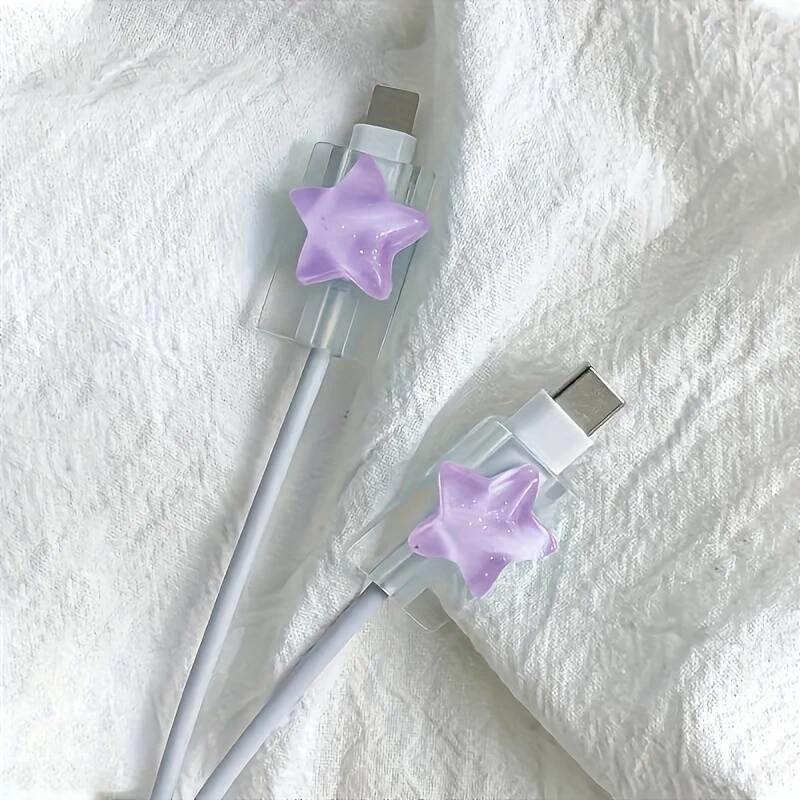 Korea Cute 3D Ocean Stars Change Charger Protector Cover Charger thumbnail 4
