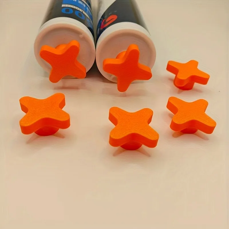 6-Pack Reusable Tube Plugs with Threaded Sealing Caps