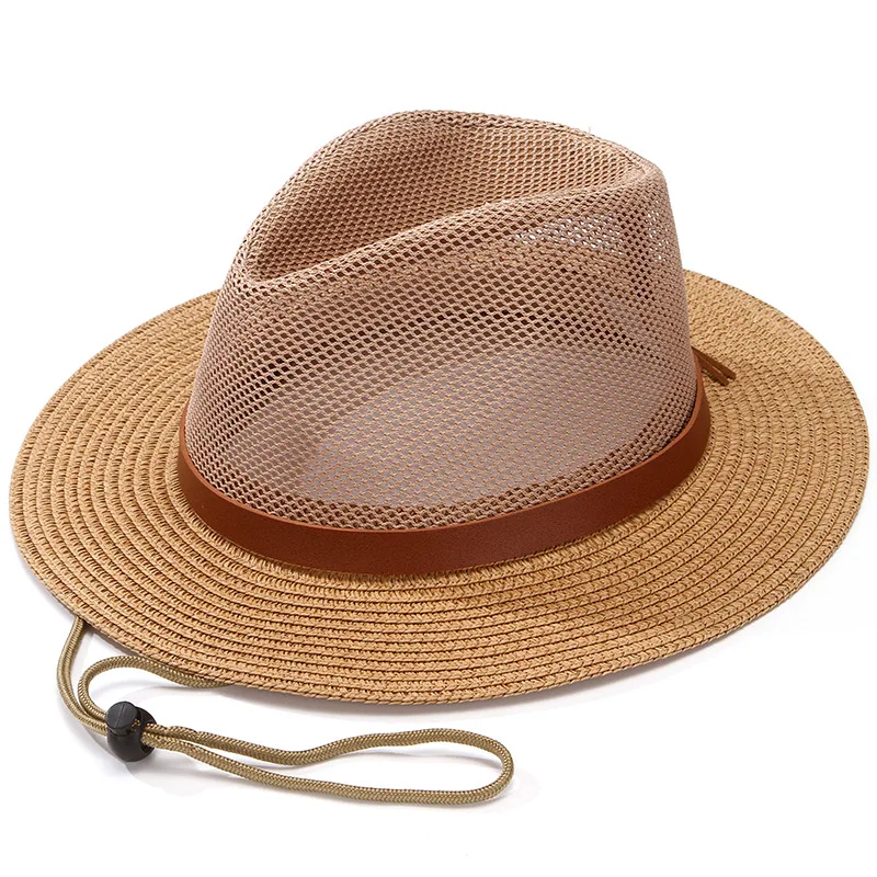 Summer Hat For Man Sun Hat Leisure Outdoor Mesh Formal Hat