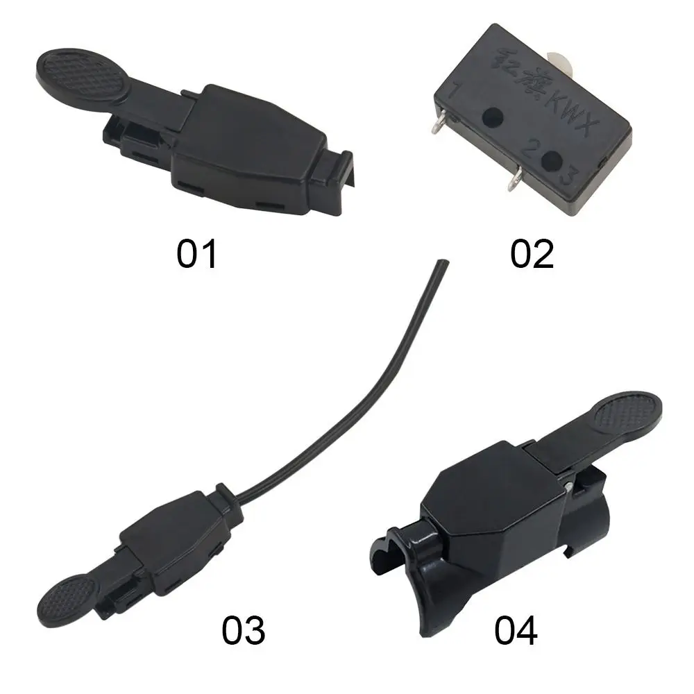 Switch Trigger for TIG Argon Arc Welding Black Plastic Torch Switch Shell Universal Micro Trigger Replacement Welding Accessory plasma cutter switch trigger