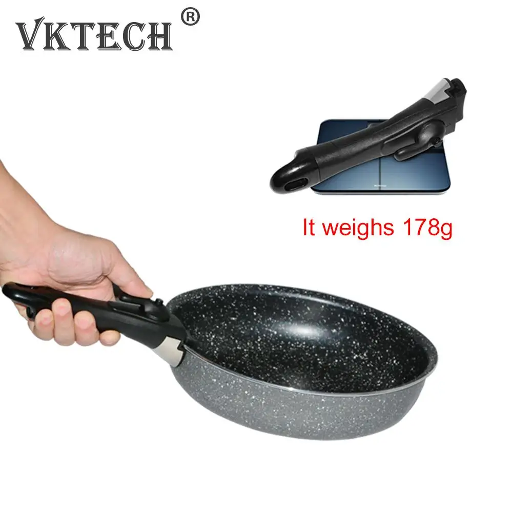 Tableware Detachable Replacement Clip Hand Grip Universal Ergonomic Kitchen Accessories Removable Pan Pot Handle for Cookware detachable pot handle pot clip