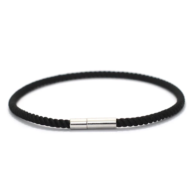 Nouveau bracelet porte-bonheur en cordon 7 couleurs pour hommes et femmes, tissu de qualité A, cordon fin de 3 mm, bracelet cadeau de mariage, bracelet d'amitié, Pulsera Roja