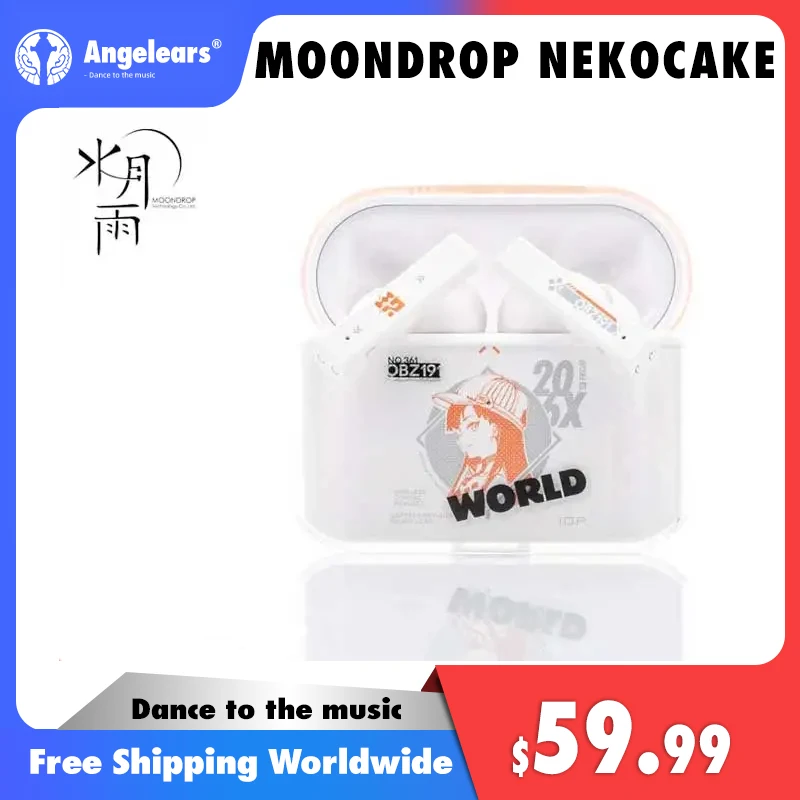 

MOONDROP NEKOCAKE GRILS FRONTLINE TWS IEMs True Wireless Earphones Support ANC A2DP/AVRCP/HFP/HSP/SBC/AAC Active Noise Canceling