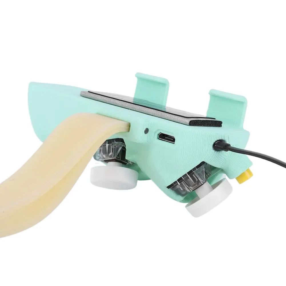 Tablet Game Controller Four Buttons DIY Tablet Game Handle Pulse Continuous Shooting Mobile Gaming Controller