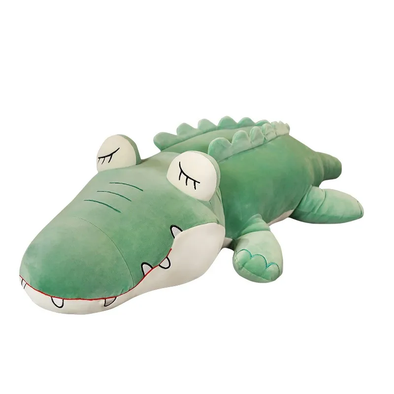 New Huggable Simulation Crocodile Plush Toys Stuffed Soft Animals Plush Cushion Pillow Doll Home Decoration Gift for Children