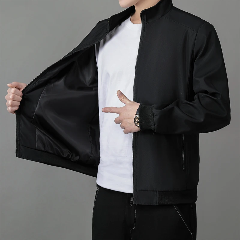 2024 Thin Jacket For Man New Brand Casual Fashion Designer Fashion Casual Men Windbreaker Male Coat  Autumn Mens Clothes