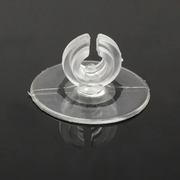 Clear Rubber Aquarium Suction Cup Holder for Fish Tank Air Line
