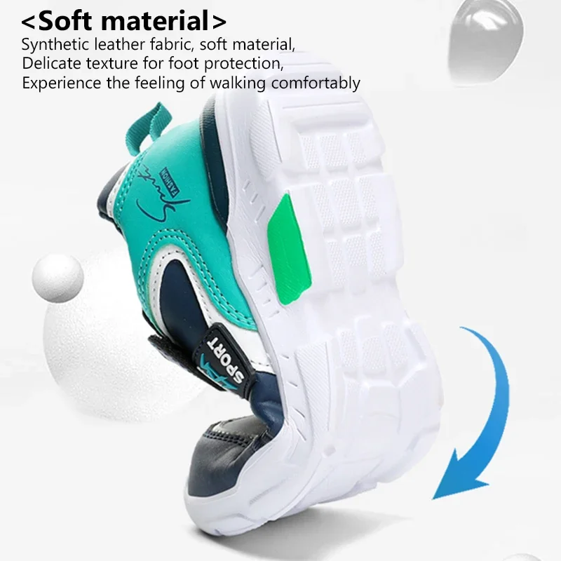 Scarpe da corsa per bambini Scarpe da ginnastica da basket per ragazzi Scarpe per bambini Scarpe da tennis sportive comode per esterni - immagine 6