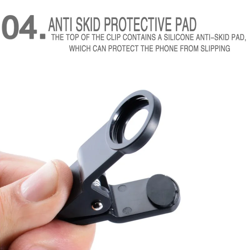 3-in-1 Wide Angle Macro Fisheye Phone Lens Kit 0.67X Wide Angle Zoom Fish Eye Macro Lenses with Fixation Clip for iPhone Samsung