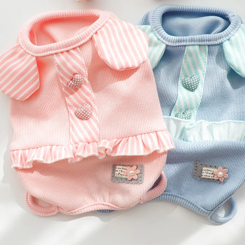 

Summer Dog Pajamas Puppy Clothes Small Dog Dress Chihuahua Sleepwear Yorkie Pomeranian Poodle Schnauzer Bichon Dog Costume