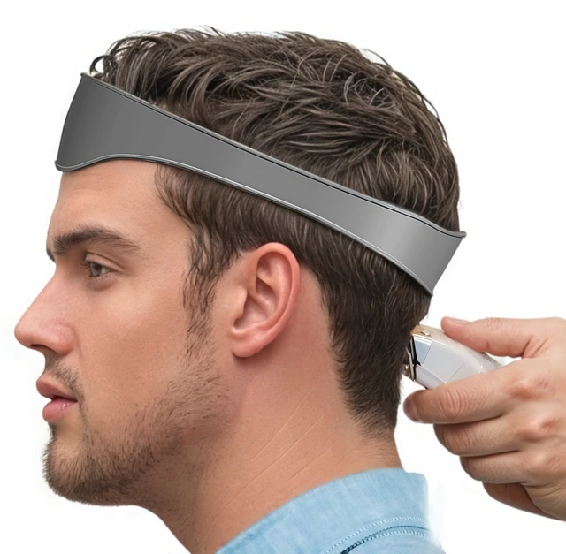 1/3Pcs Barber Hair Comb Kit Flat Top Hair Cutting Fading Stying Men Fade Brush Adjustable Headband Salon Hair Tool Accessories 5