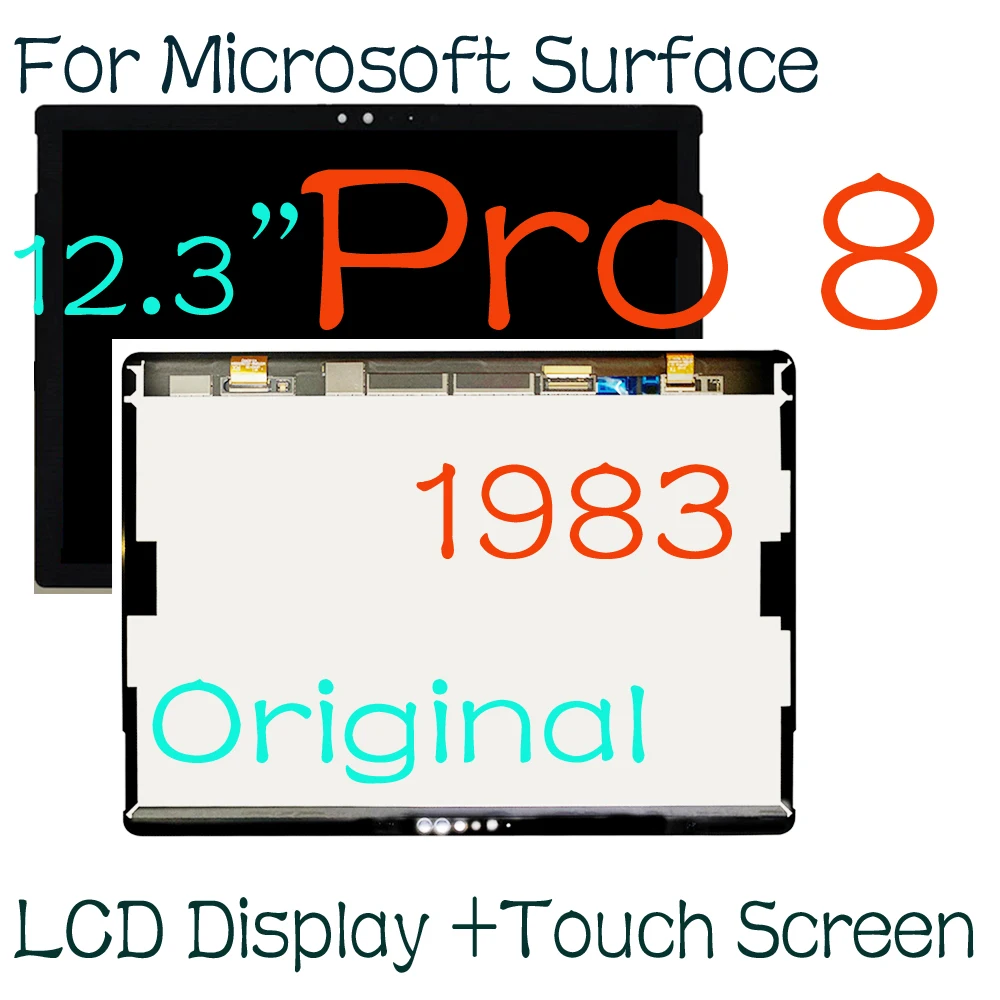 Lcd Originale Surface Pro 4 Per Microsoft Surface Pro 4 1724 Display Touch Screen Digitizer Assembly Per Surface Pro 5 1796 Lcd
