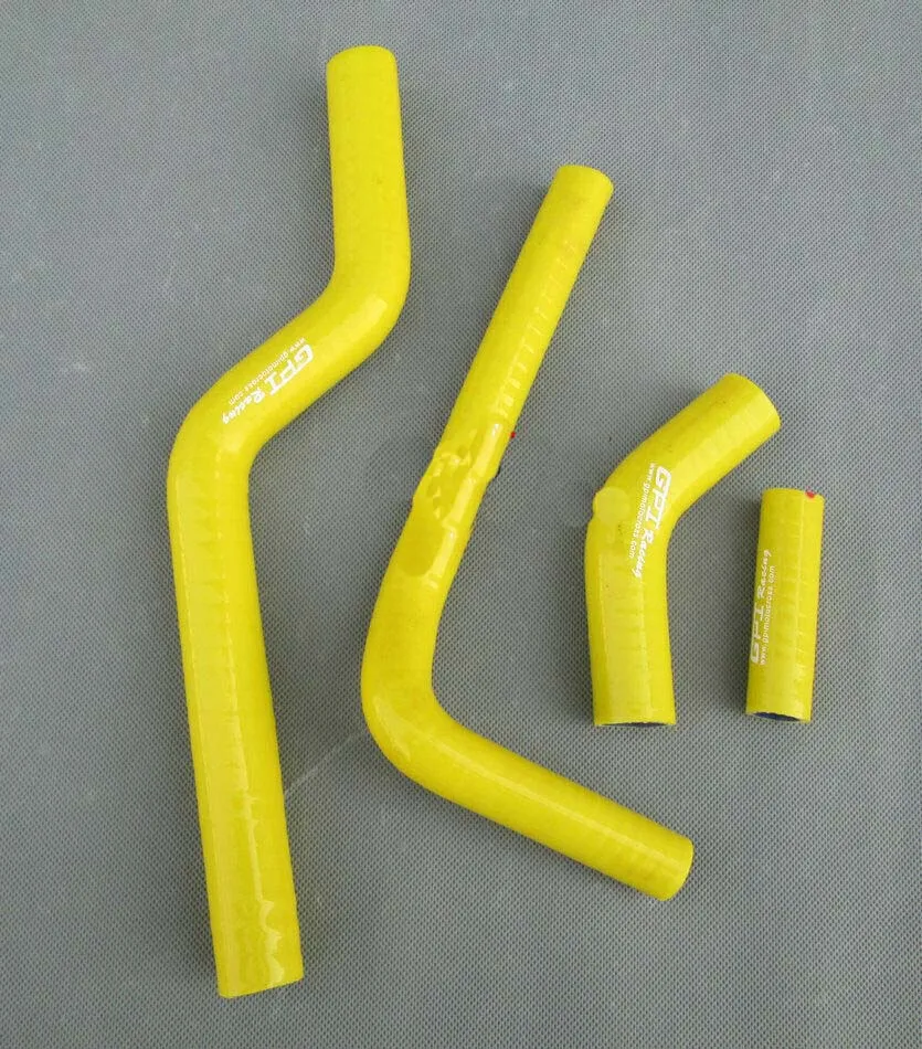 

Желтый силиконовый шланг радиатора для Suzuki RMZ250 / 2004 Kawasaki KX250F 2004