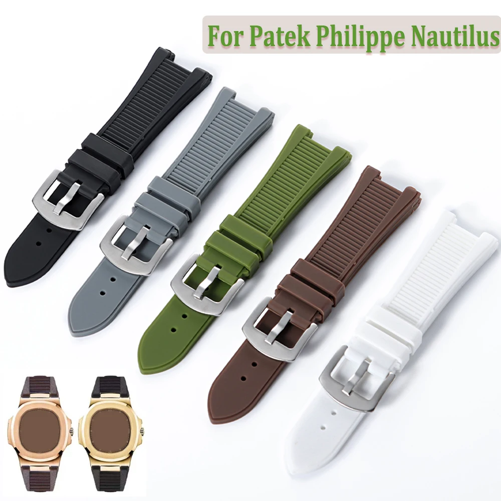 Silicone Waterproof Watch Strap, Soft Rubber Band Accessory