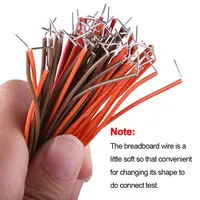 560 Pieces Jumper Wire Kit 14 Lengths Assorted Preformed Breadboard Jumper Wire with Storage Box - Image 4
