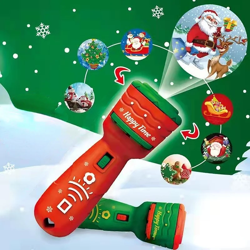 Christmas Children's Luminous Toy Kids Torch Projector Story Lighting