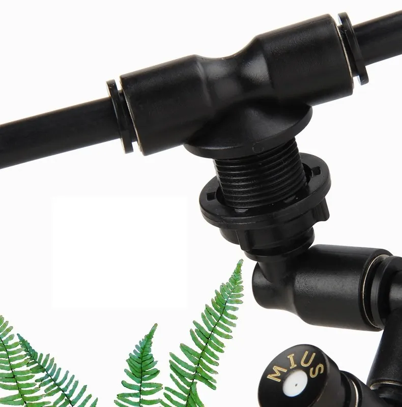 Reptiles Fogger Mist Sprinkler 360° Rotating Sprinkler Terrarium Adjustable Nozzle Greenhouse Garden Irrigation Cooling System