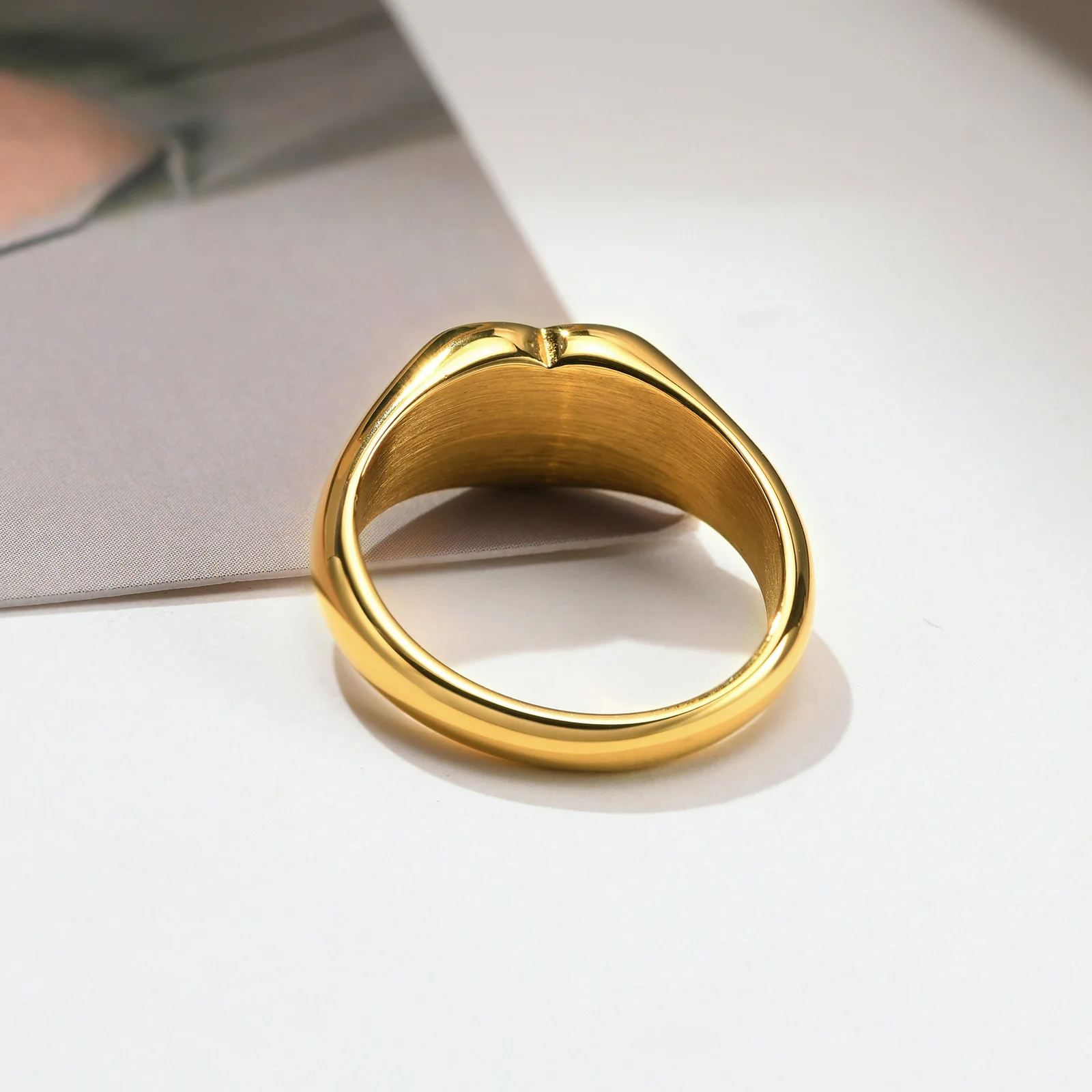 STAR JEWELRY ハート リング　925 K14 CZ Star Ring Diamond Pinky Solid 925 Sterling Silver 14k Gold