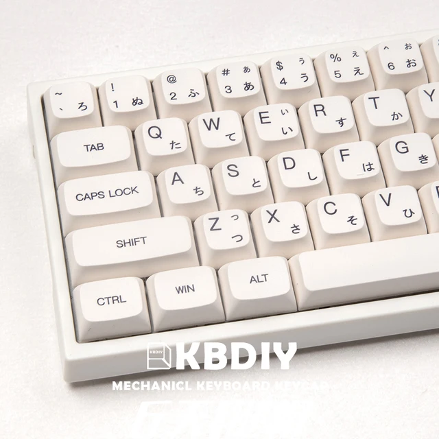 KBDiy XDA Profile PBT Keycaps 137 Keys/Set For Apple MAC ISO Cherry MX Japanese White Keycap For DIY Custom Mechanical Keyboard 4