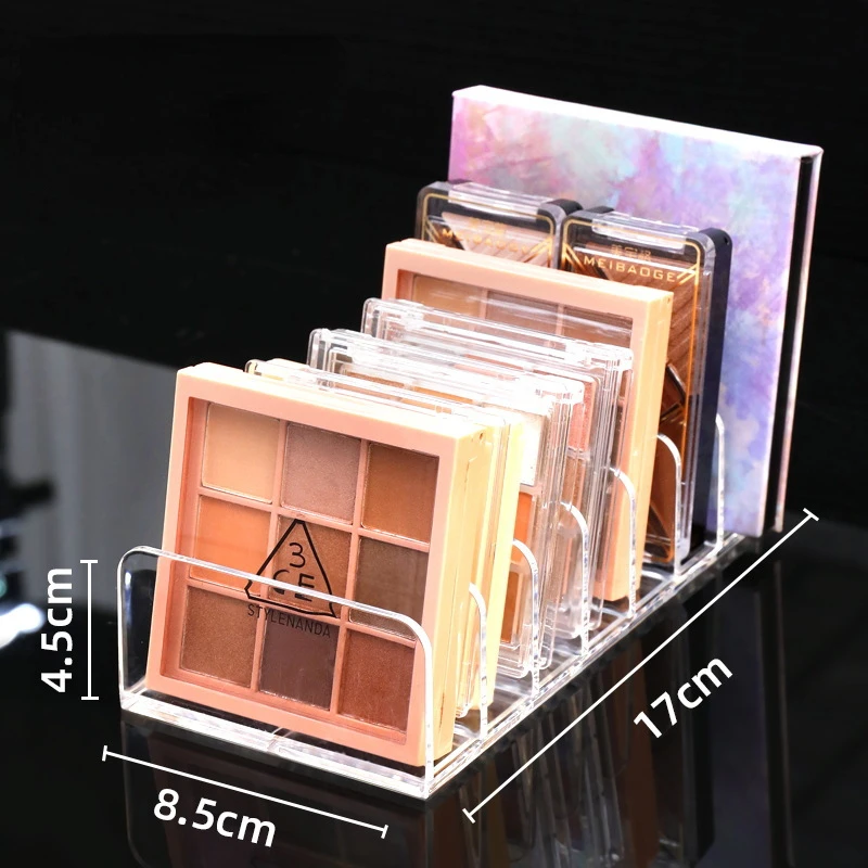 Acrylic Compact Eyeshadow Palette Organizer display Tray Storage Box makeup organizer makeup storage box cosmetic storage box storage box Cosmetics Rack Makeup Tools Holder Drawer Organizer 7 Grids
