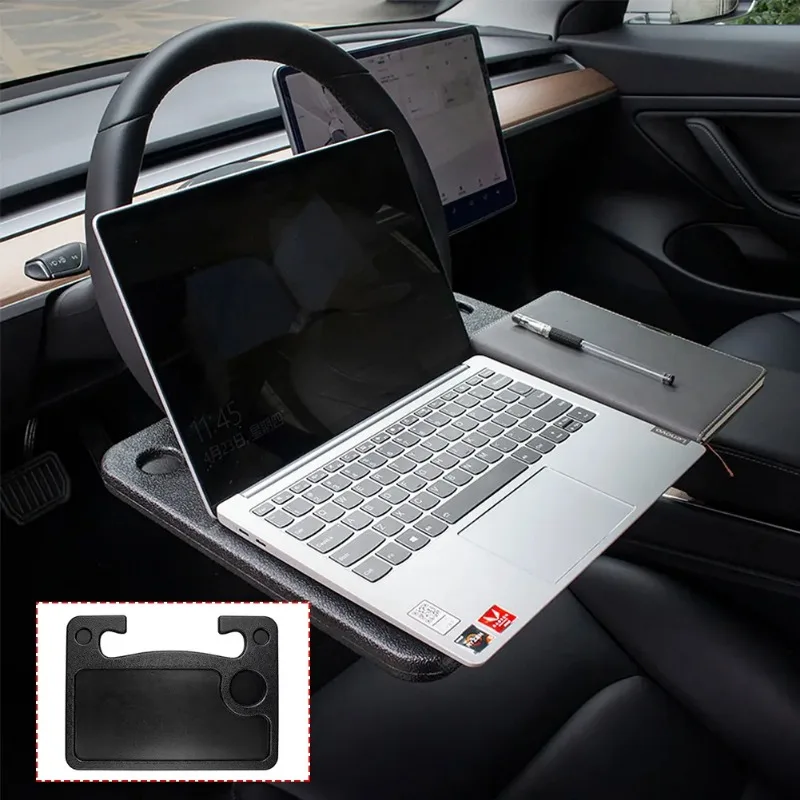 Tesla Laptop Steering Wheel Table | Model 3 X S Y - Tesla League
