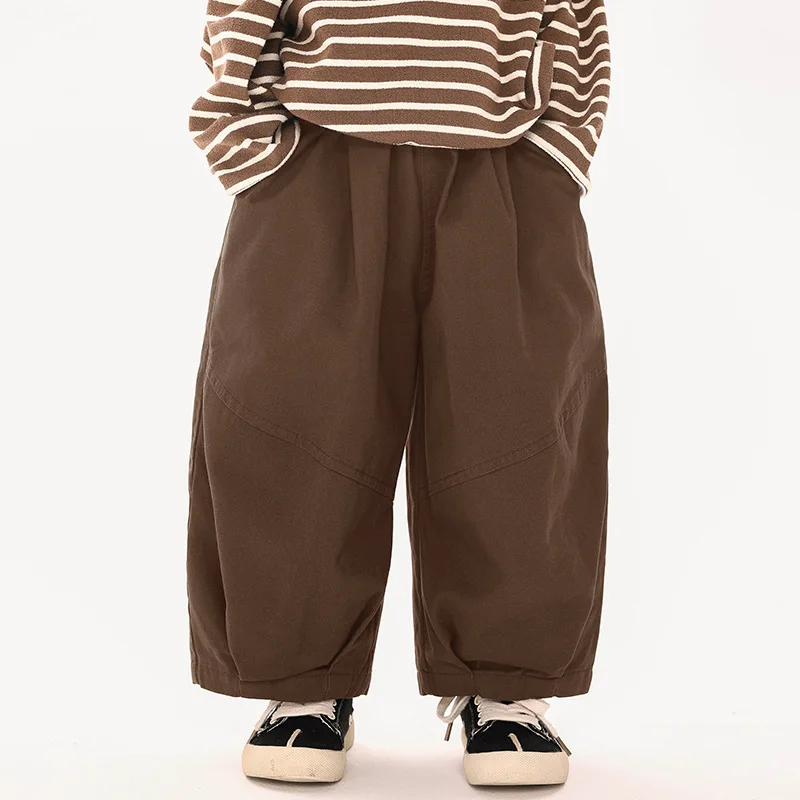 Neue Frühling/Herbst Kinder Haremshosen 2-7 Jahre Koreanischer Stil Jungen Weite Hosen Baby Kinder Elastischer Bund Lässige Hosen – Detail 2