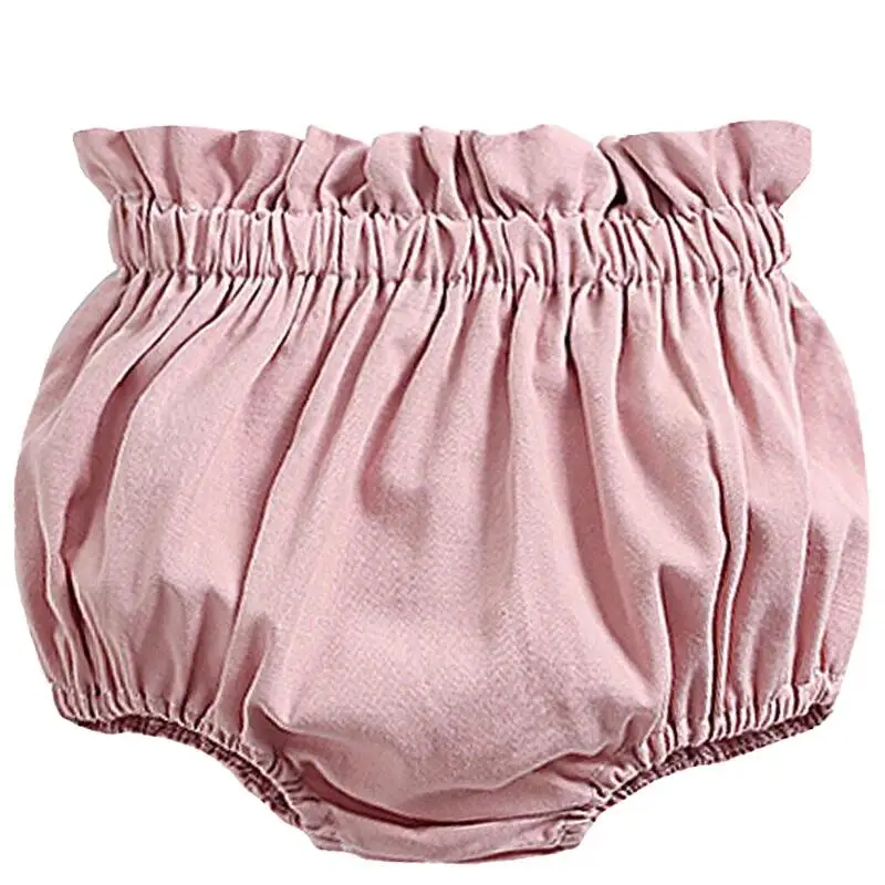Sweet Candy Color Baby Bloomers Cozy Cotton Infant Baby Shorts for Toddler Girls Casual Harem Shorts Kids PP Pants 0-3 Years-cotton shorts,casual shorts,baby cotton bloomers