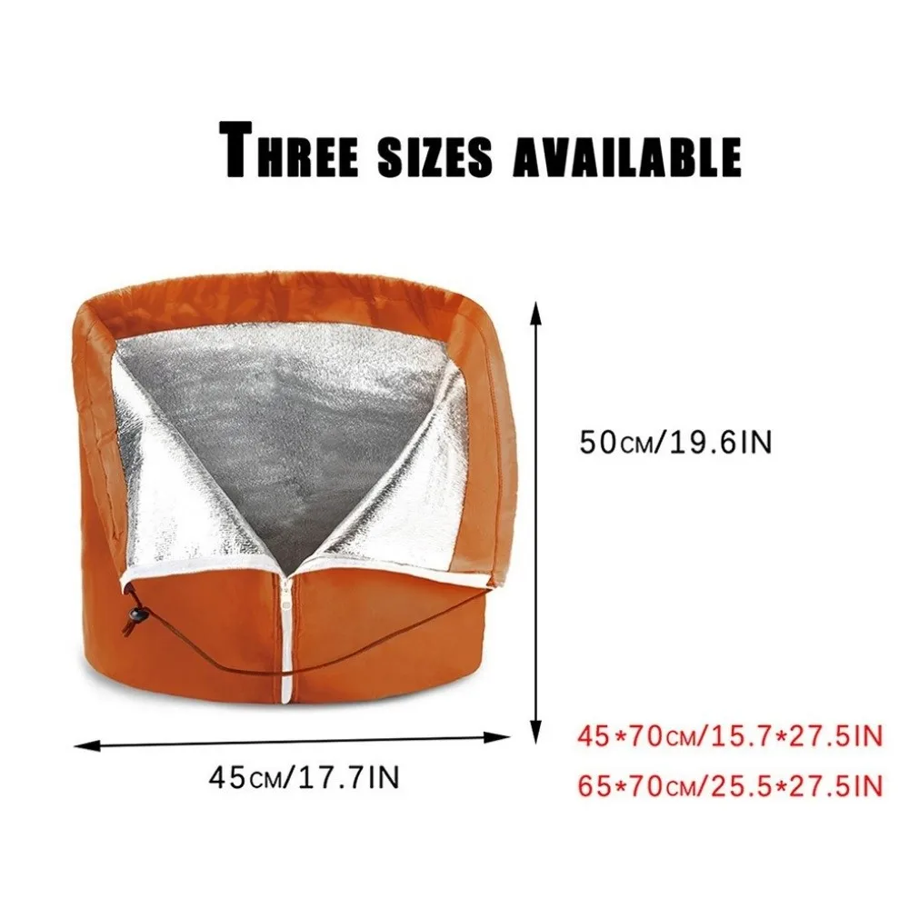 Oxford Cloth Winter Plant Cover Reusable With Zipper Plant Protection Cover Waterproof Thermal Protection Anti-Freezing Bag