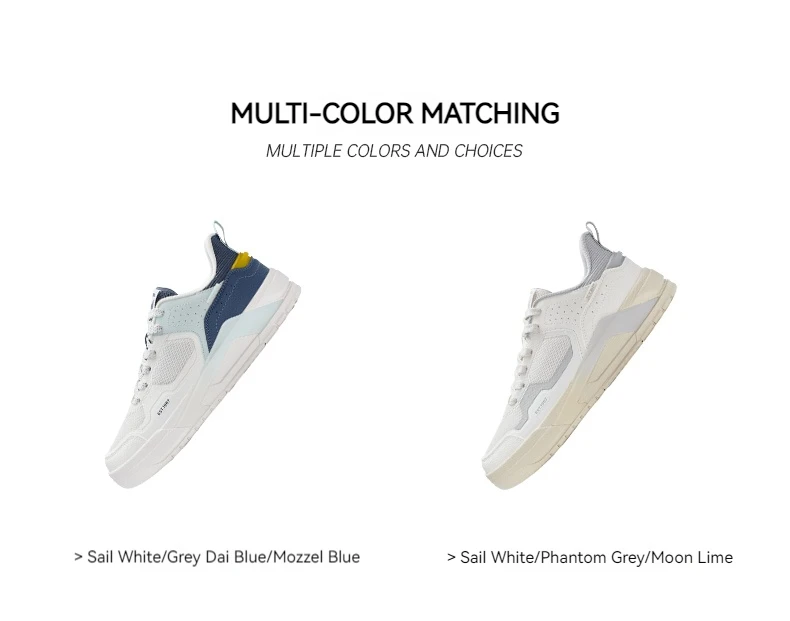 Xtep Skateboarding Shoes For Men 2024 Summer Leisure Skate Shoes Wear-Resistant Breathable Comfortable Sneakers 876219310015