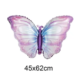 Elegant Purple & Pink Butterfly Cake Toppers with Party Tableware Set (YELLOW)
