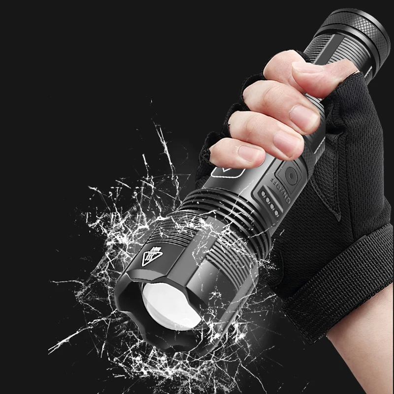 Led Tactical Flashlight XHP70.2 XHP50.2 Usb Hunting Torch Zoomable Rechargeable Lantern 18650 AAA Battery Camping camping light portable flashlight portable lanterns camping lamp camping lantern