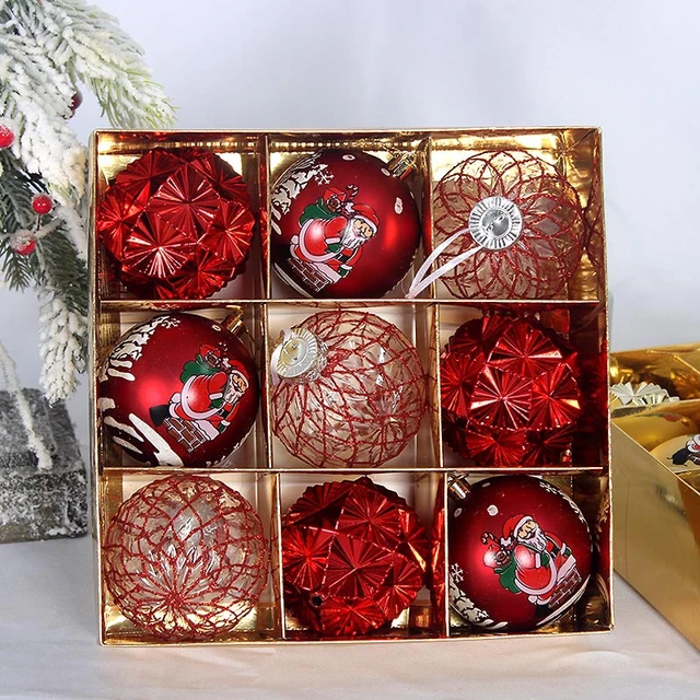 Boîte de Rangement Decoration Noel Boule de Noël Sac Noel pour 128