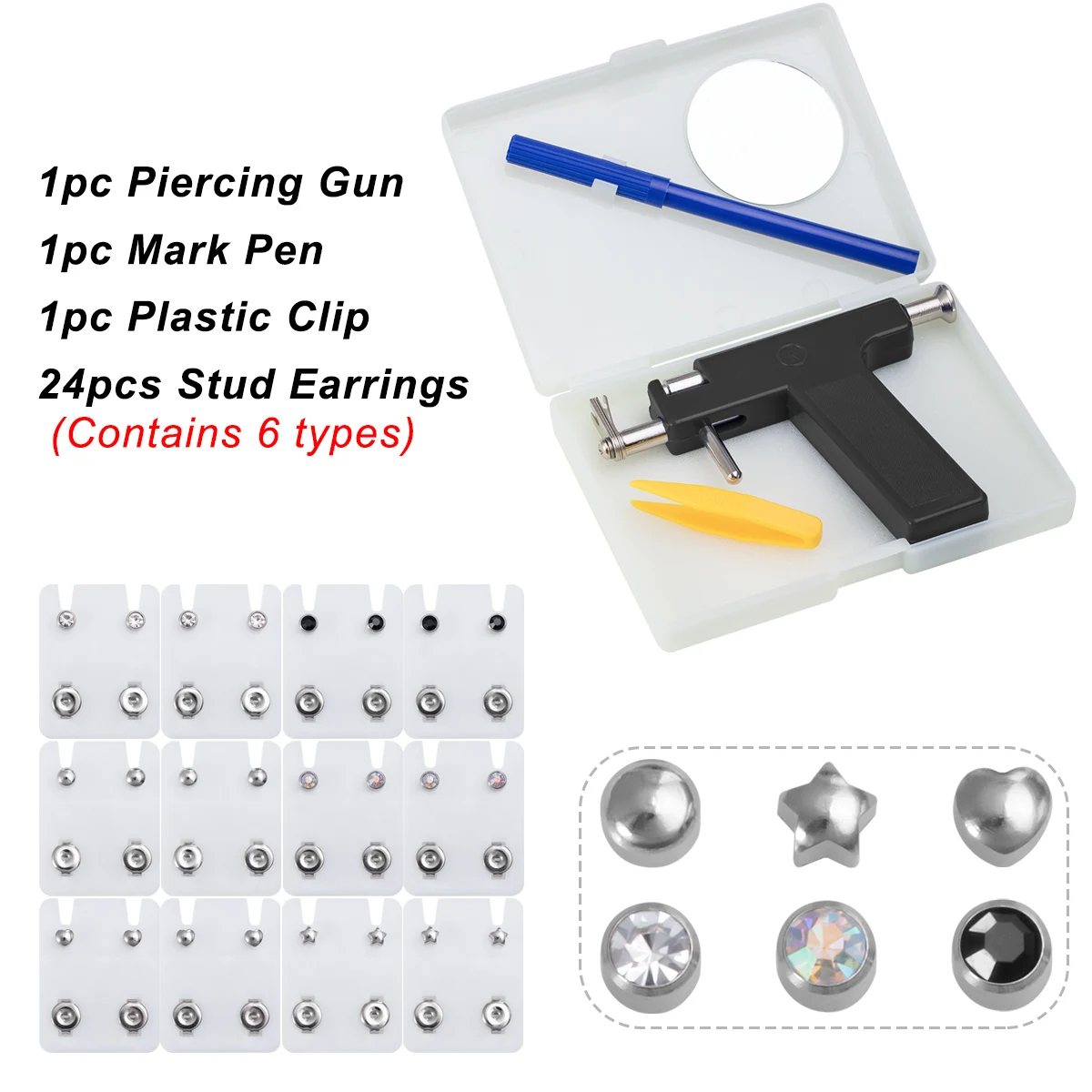Flipkart Buy Ear Piercing Kit Ear Piercing Gun Kit Reusable Body