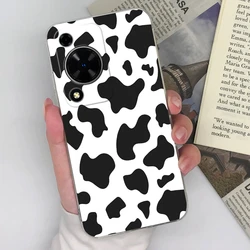 Transparent Love Heart Flower Shockproof Case for Huawei Nova Y70 Plus (U201)