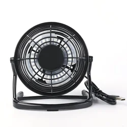 Portable Rotatable USB Silent Mini Fan (Black)
