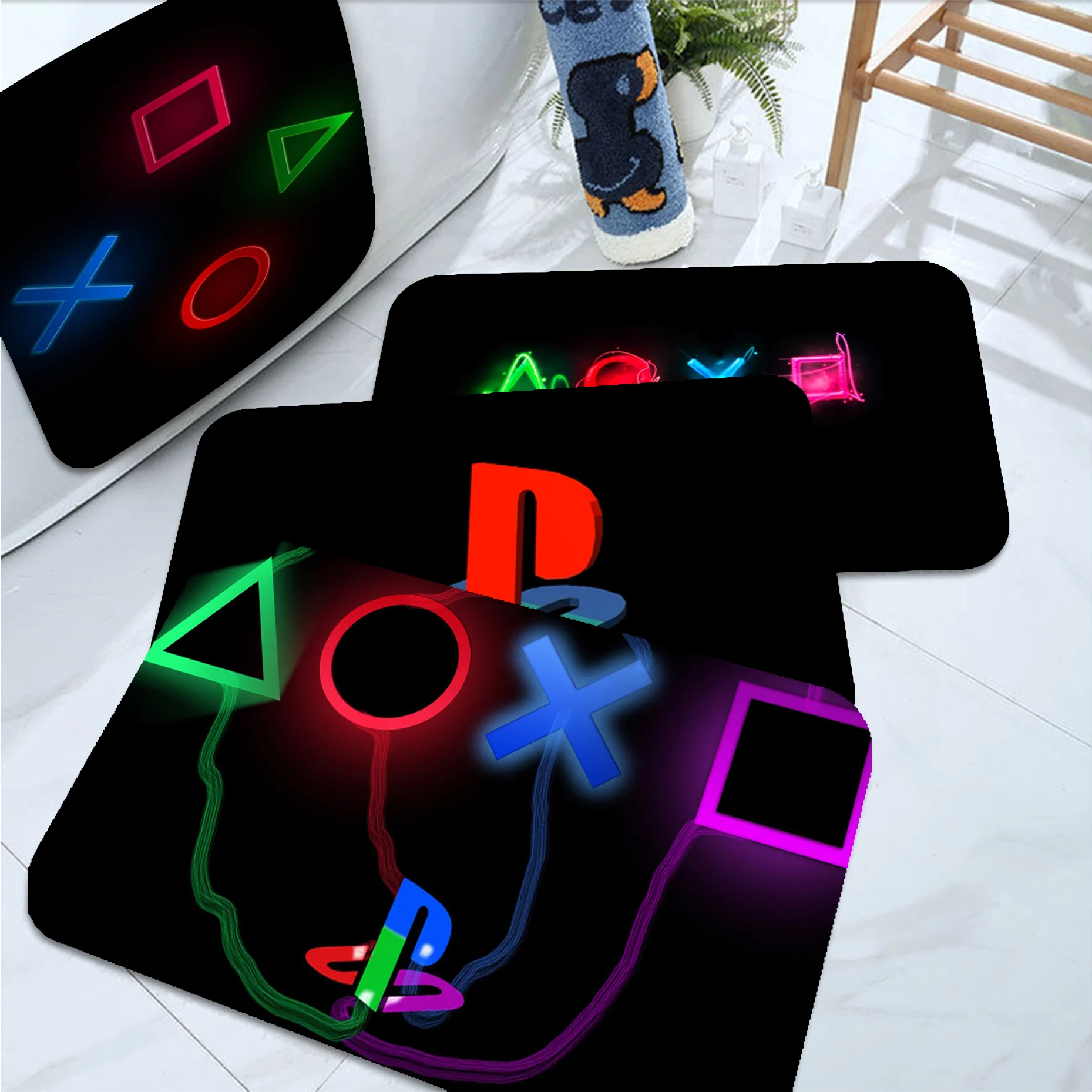 

Game P-playstation 5 Floor Mat Bath Mat Nordic Style Home Doormat Bathroom-Toilet Mats Bedroom Welcome Doormat