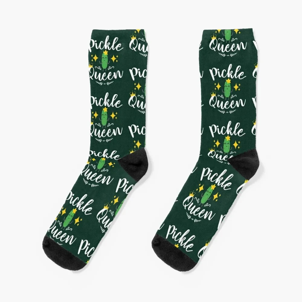 

Pickle Queen Socks man hip hop christmas gifts compression Socks Women's Men's